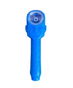 Silicone Pipe with Glass Bowl